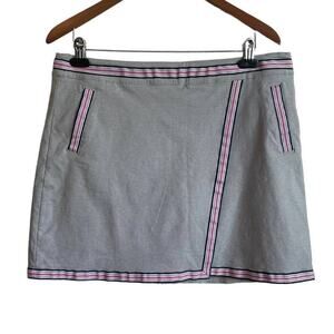 Lady Hagen Women Skort 14 Gray Comfort Golf Tennis Sporty Casual Preppy Gorpcore